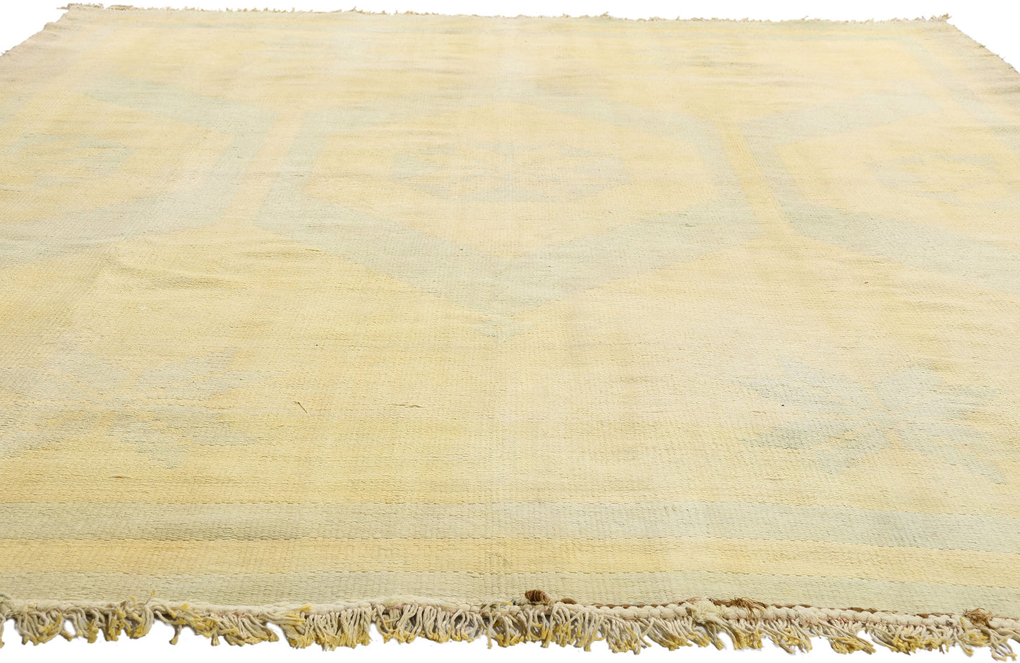 8 x 10 - Yellow Vintage Kilim Rug - 79378