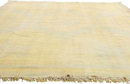 8 x 10 - Yellow Vintage Kilim Rug - 79378