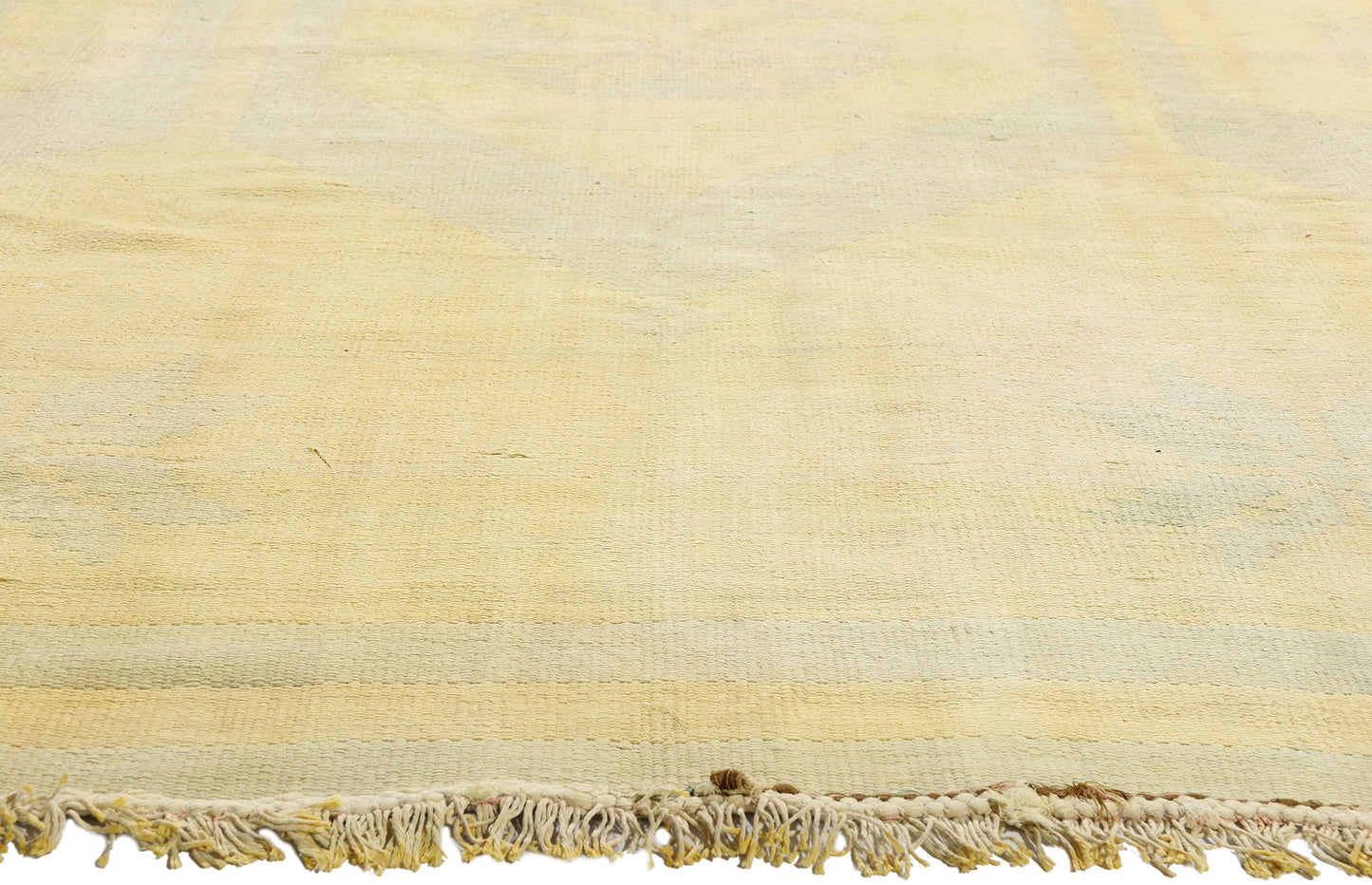 8 x 10 - Yellow Vintage Kilim Rug - 79378