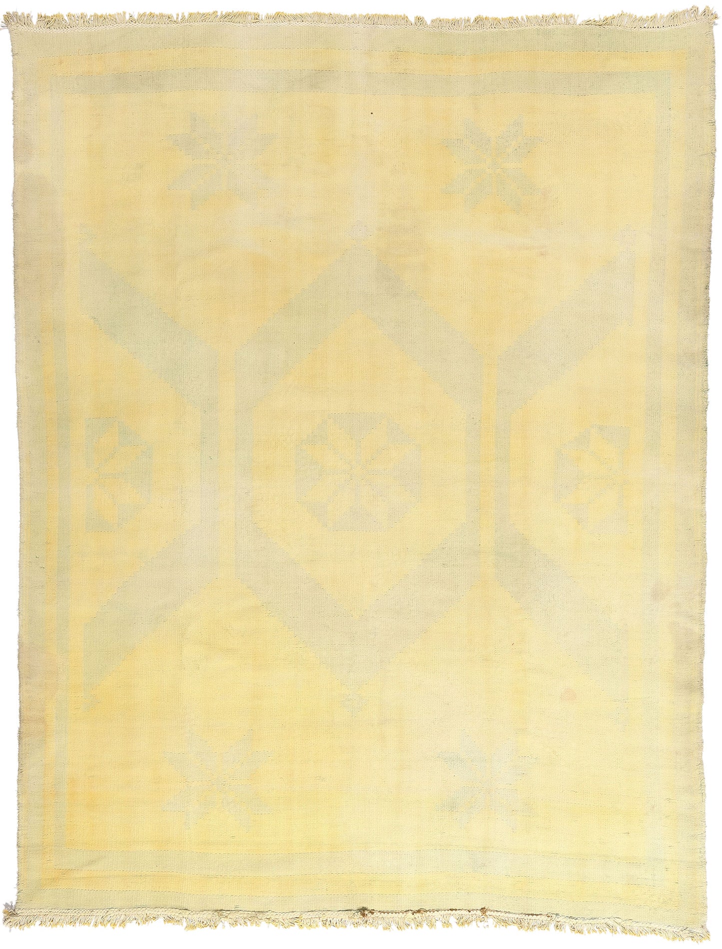 8 x 10 - Yellow Vintage Kilim Rug - 79378