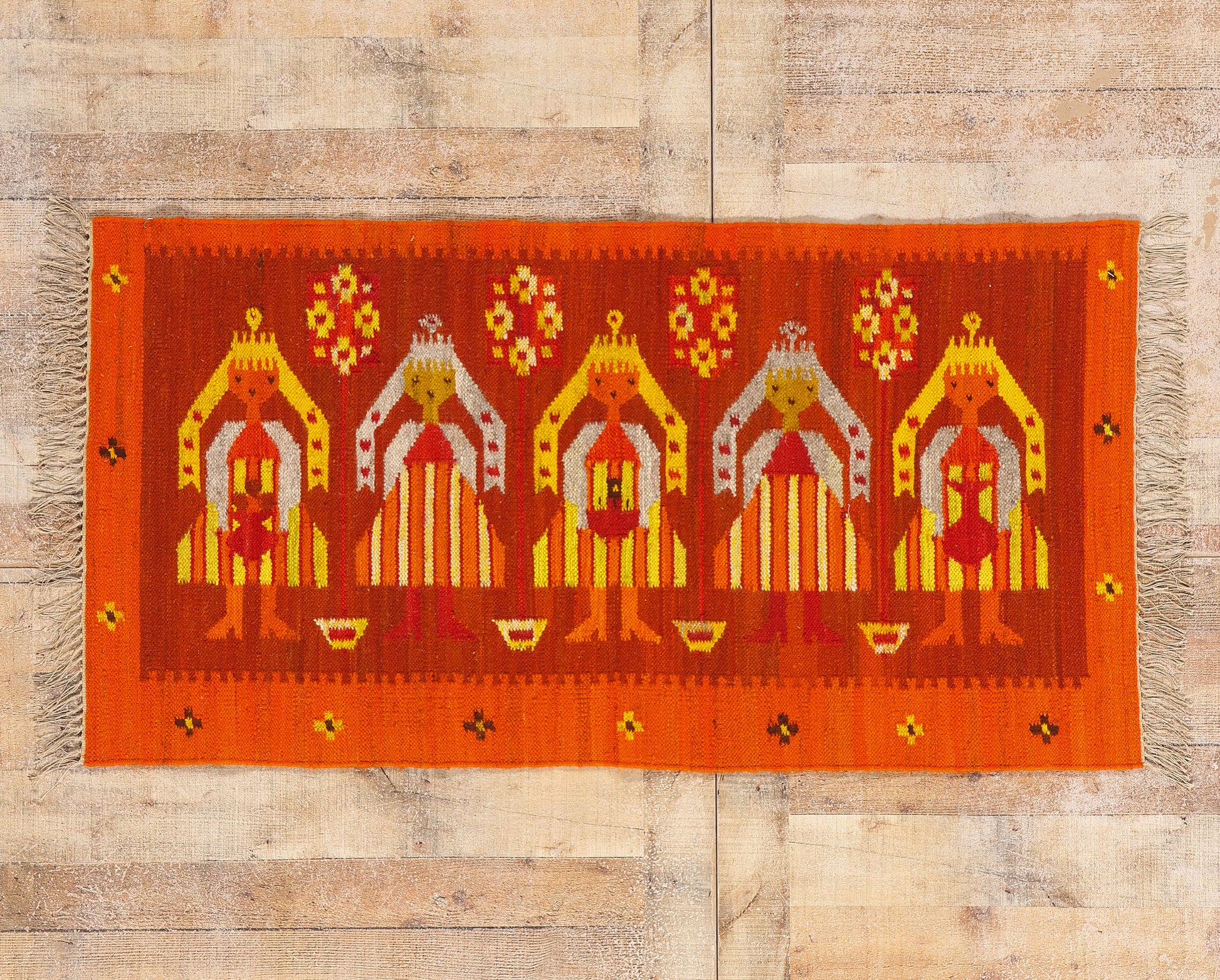 3 x 5 - Red Vintage Yeibichai Navajo Rug - 79379