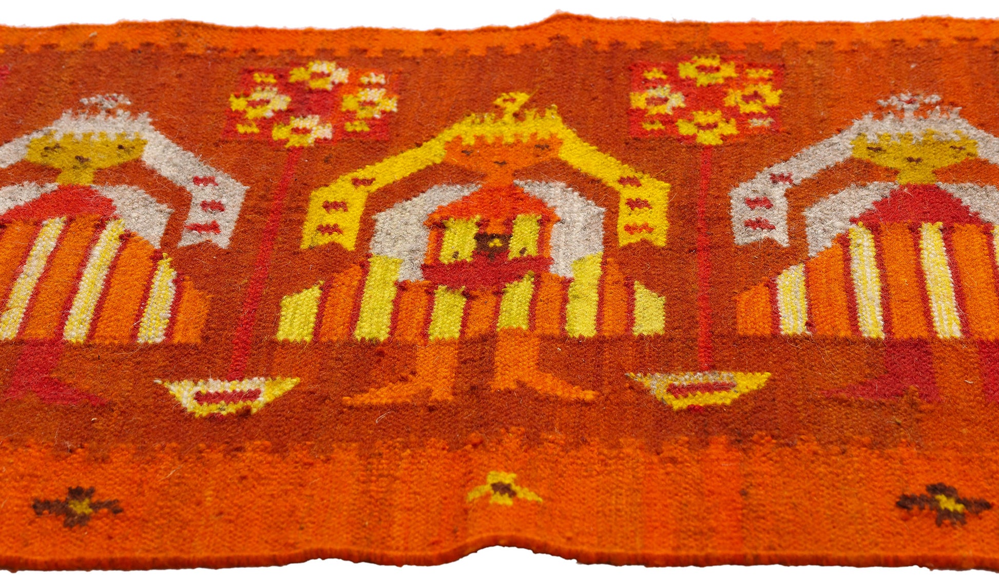 3 x 5 - Red Vintage Yeibichai Navajo Rug - 79379