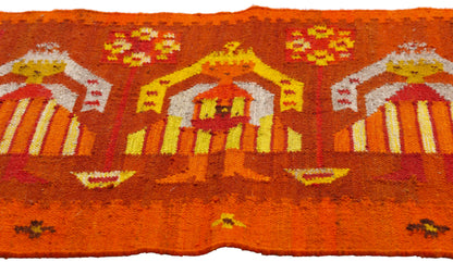 3 x 5 - Red Vintage Yeibichai Navajo Rug - 79379