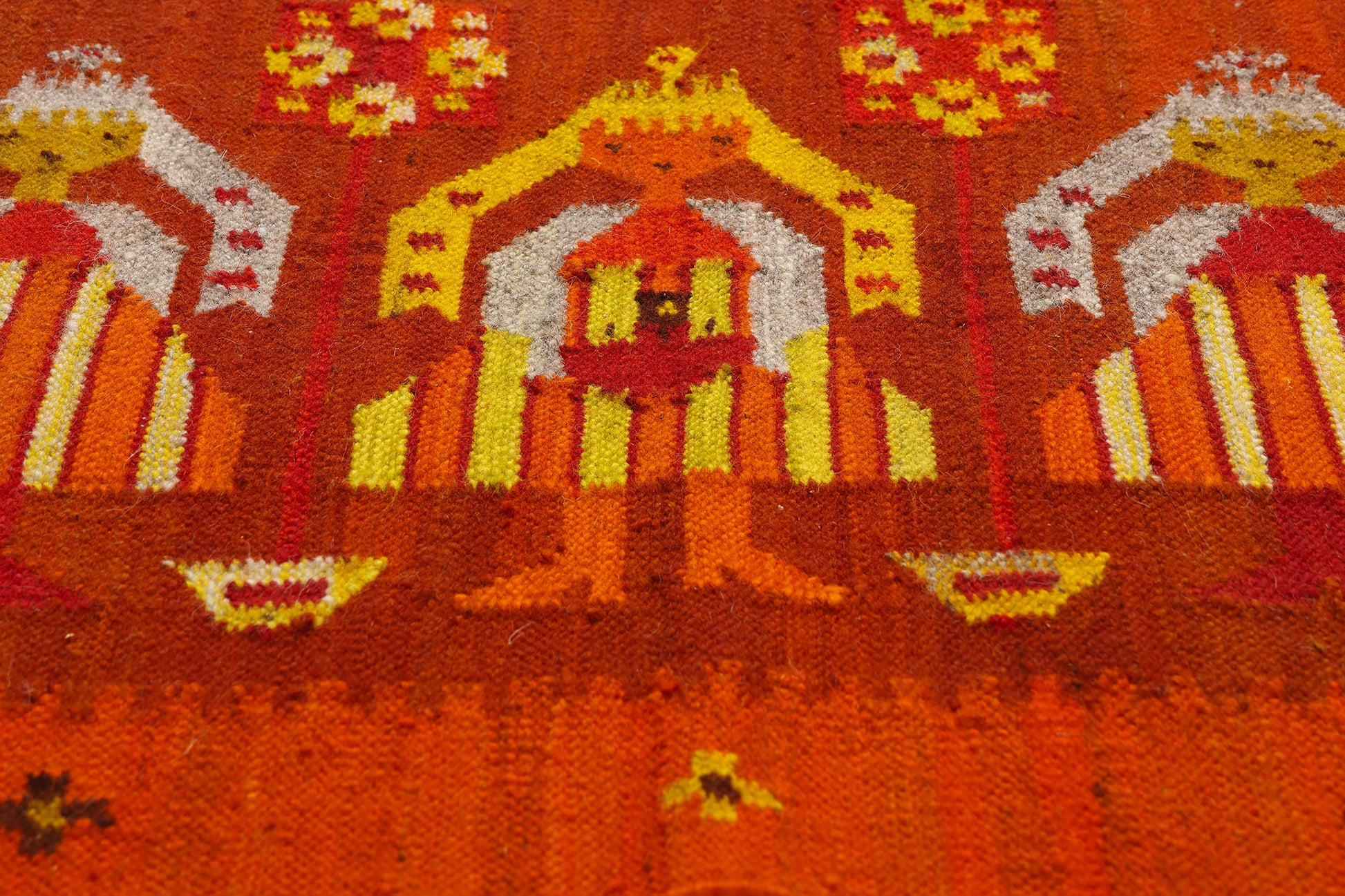 3 x 5 - Red Vintage Yeibichai Navajo Rug - 79379