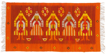 3 x 5 - Red Vintage Yeibichai Navajo Rug - 79379