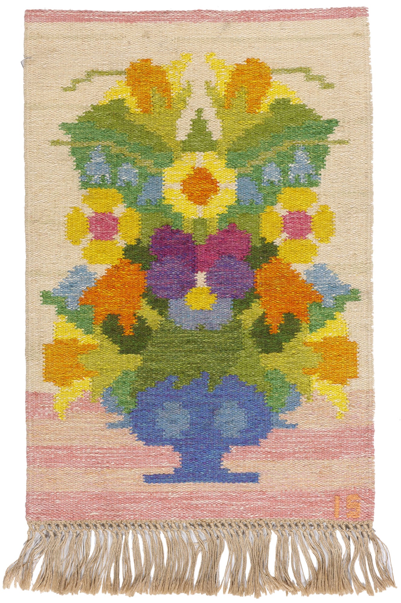 2 x 3 - Green Vintage Kilim Rug - 79380