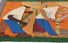 3 x 7 - Orange Vintage Eila Ampula Brazilian Tapestry - 79381