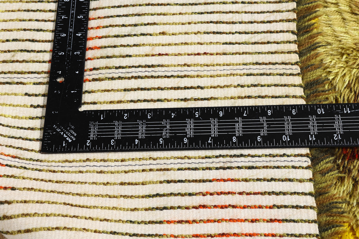 2 x 4 - Green Vintage Rya Rug - 79384