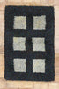 2 x 3 - Black Vintage Rya Rug - 79385