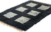 2 x 3 - Black Vintage Rya Rug - 79385