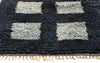 2 x 3 - Black Vintage Rya Rug - 79385