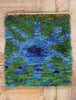 2 x 2 - Blue Vintage Rya Rug - 79386