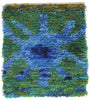 2 x 2 - Blue Vintage Rya Rug - 79386
