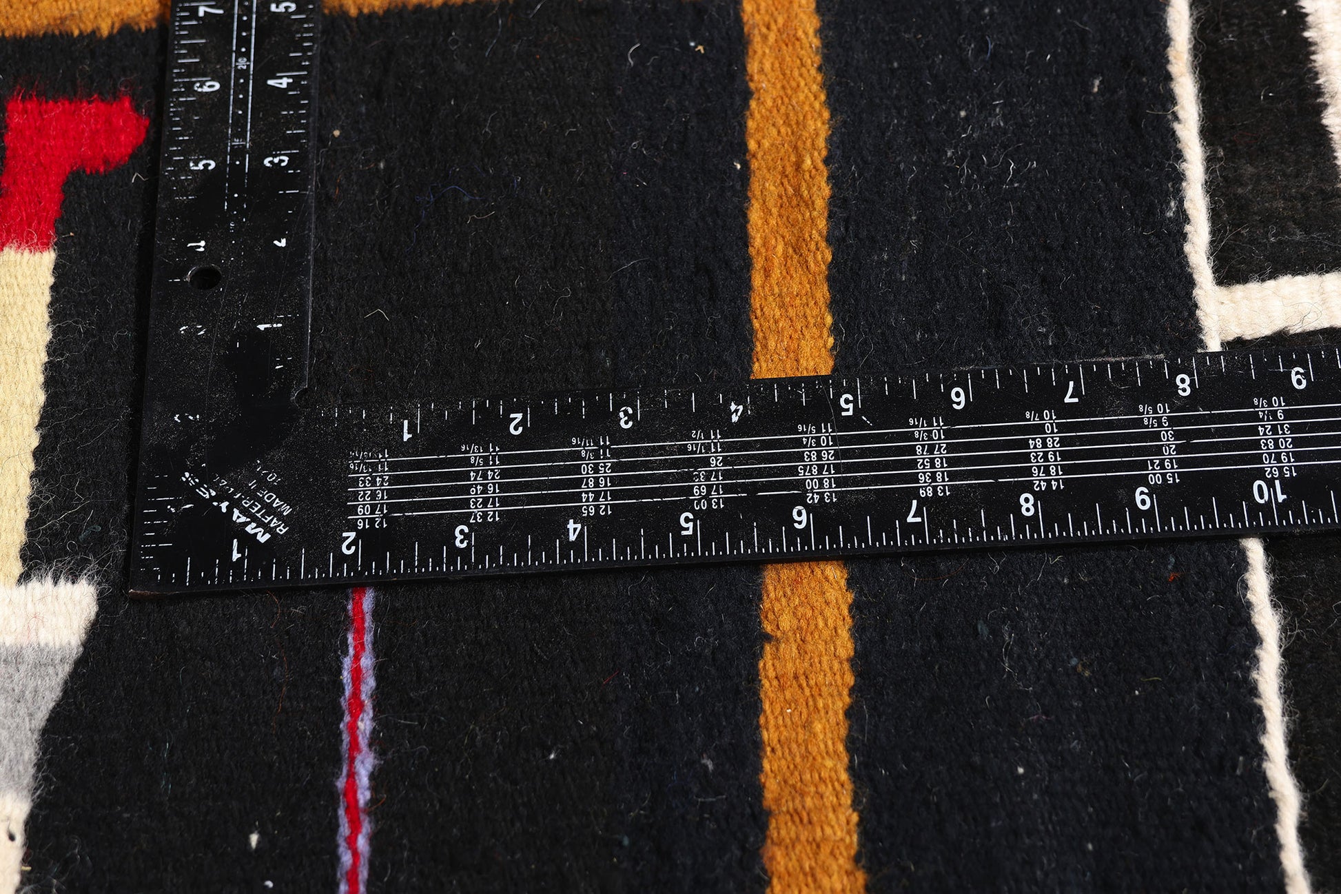 3 x 4 - Black Vintage Yeibichai Navajo Rug - 79387