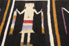 3 x 4 - Black Vintage Yeibichai Navajo Rug - 79387