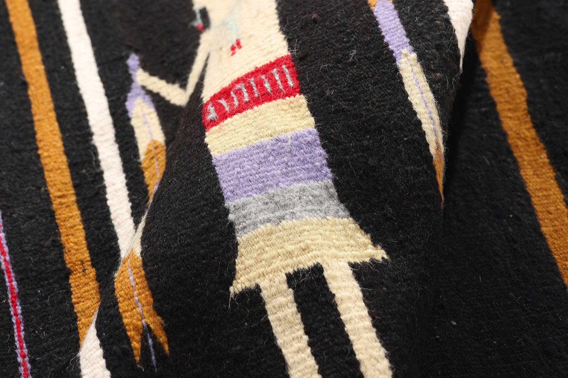 3 x 4 - Black Vintage Yeibichai Navajo Rug - 79387