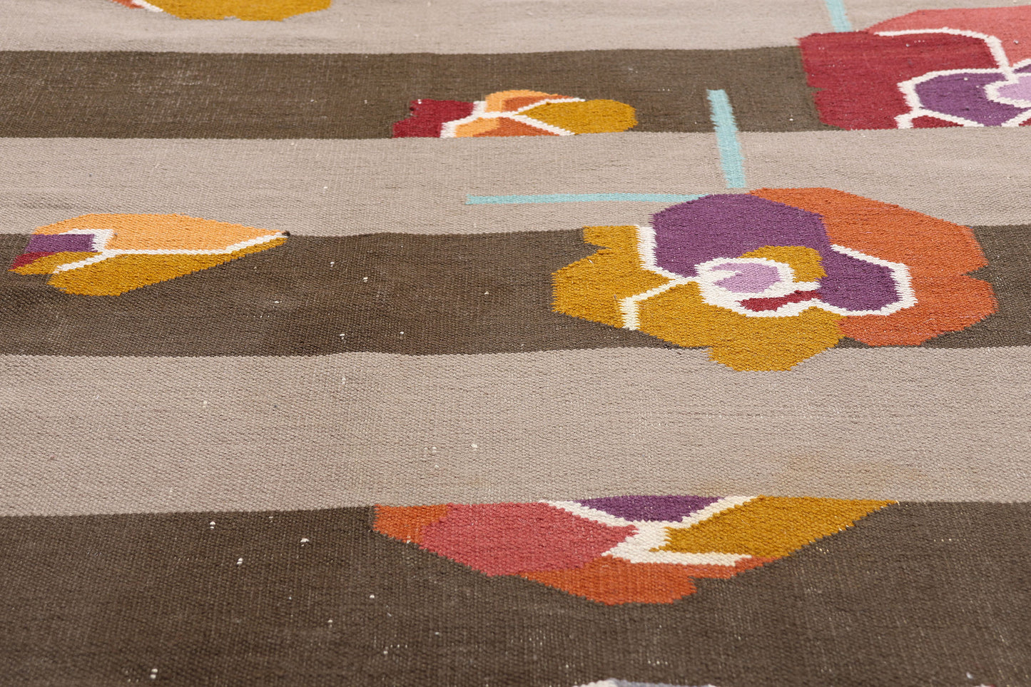 6 x 7 - Gray Vintage Swedish Rollakan Rug - 79388