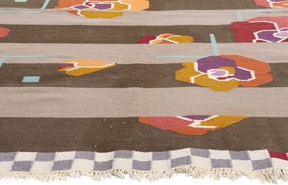 6 x 7 - Gray Vintage Swedish Rollakan Rug - 79388