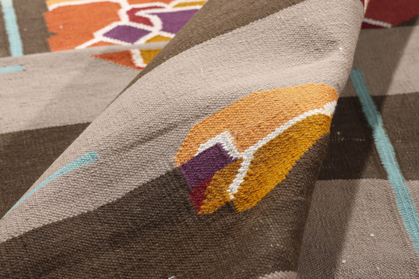 6 x 7 - Gray Vintage Swedish Rollakan Rug - 79388