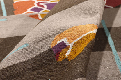 6 x 7 - Gray Vintage Swedish Rollakan Rug - 79388