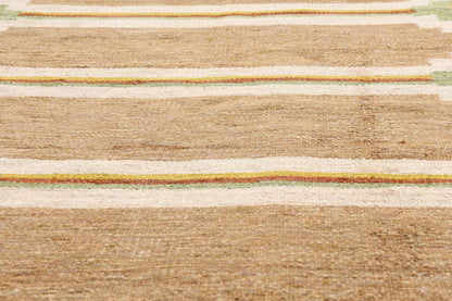 7 x 10 - Brown Vintage Kilim Rug - 79389