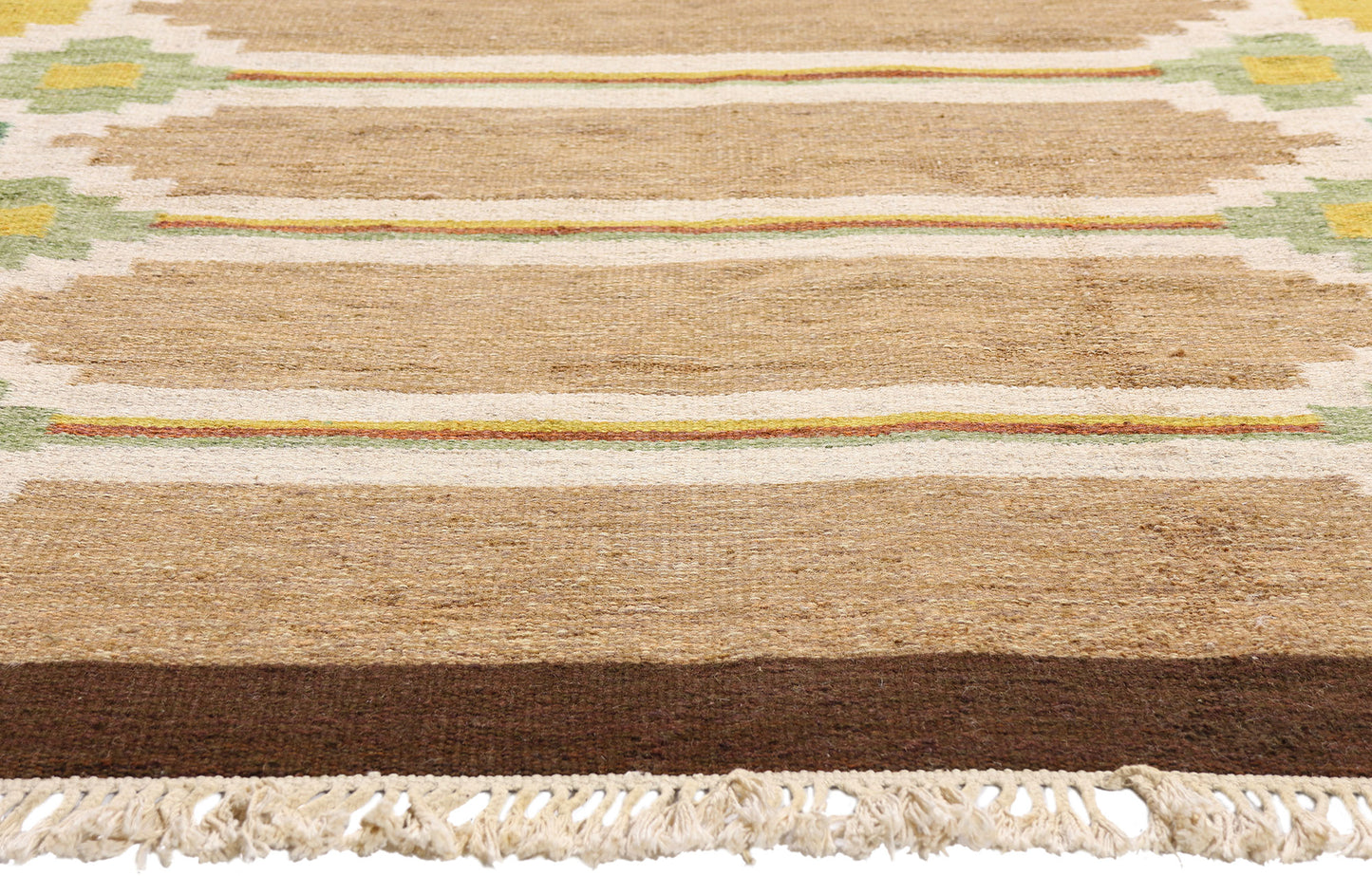 7 x 10 - Brown Vintage Kilim Rug - 79389