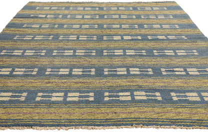 5 x 8 - Blue Vintage Kilim Rug - 79390