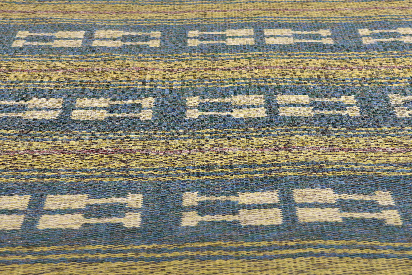 5 x 8 - Blue Vintage Kilim Rug - 79390