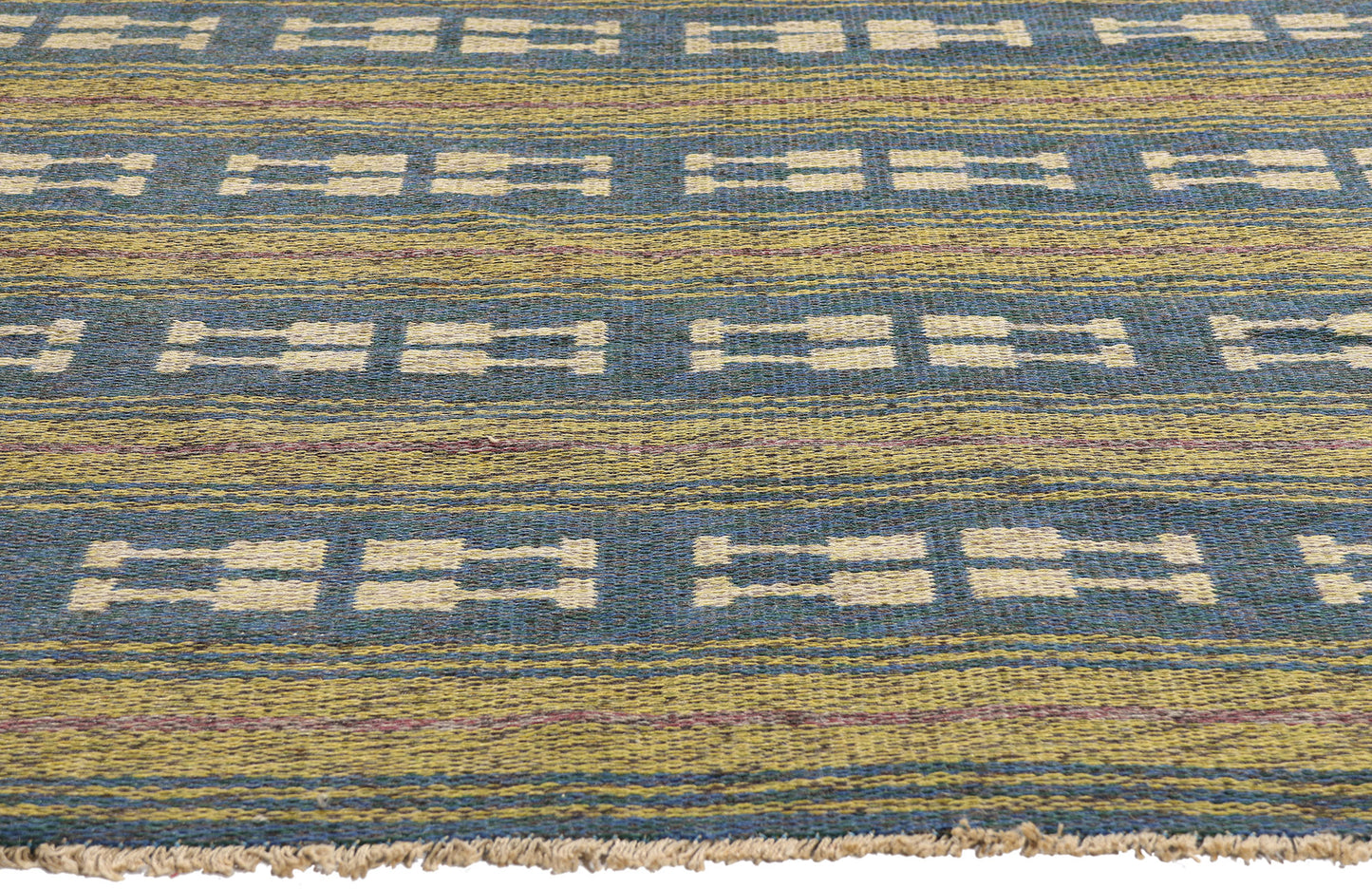 5 x 8 - Blue Vintage Kilim Rug - 79390