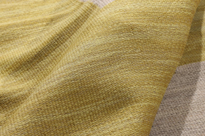 5 x 8 - Yellow Vintage Swedish Rollakan Rug - 79391