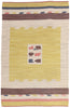 5 x 8 - Yellow Vintage Swedish Rollakan Rug - 79391
