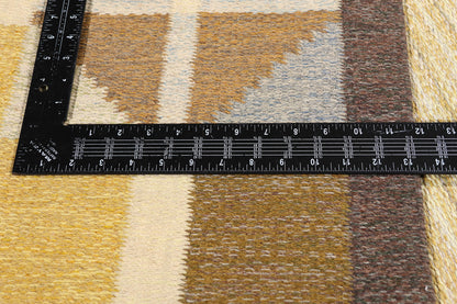 5 x 8 - Yellow Vintage Kilim Rug - 79392