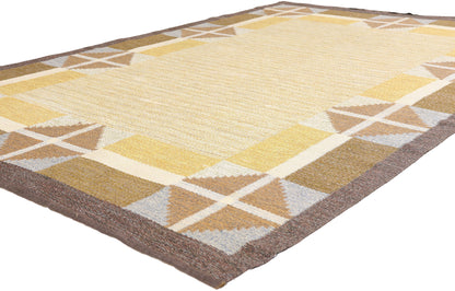 5 x 8 - Yellow Vintage Kilim Rug - 79392