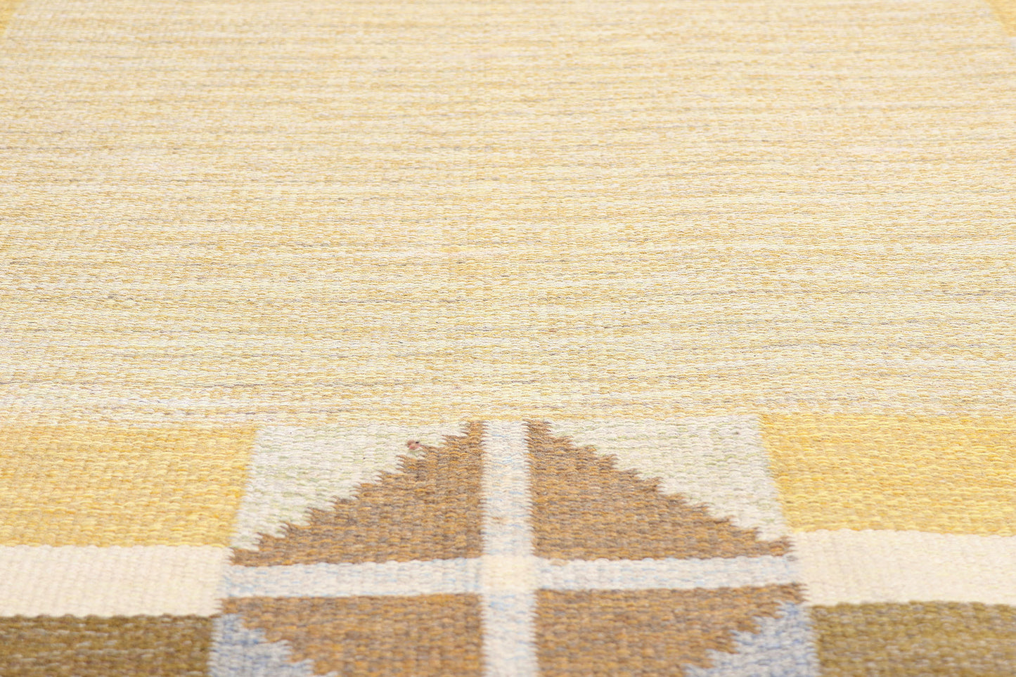 5 x 8 - Yellow Vintage Kilim Rug - 79392