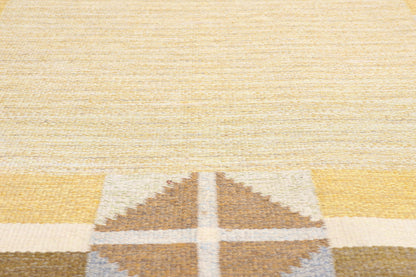 5 x 8 - Yellow Vintage Kilim Rug - 79392