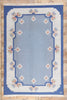 6 x 10 - Blue Vintage Swedish Rollakan Rug - 79393