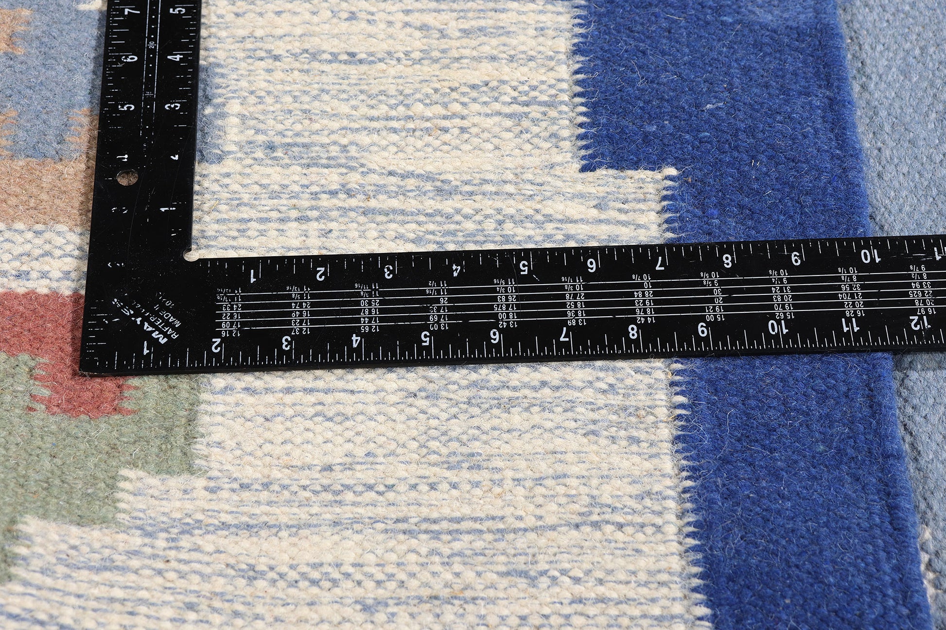 6 x 10 - Blue Vintage Swedish Rollakan Rug - 79393