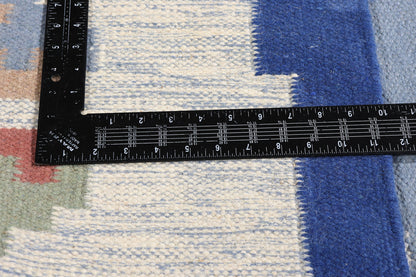 6 x 10 - Blue Vintage Swedish Rollakan Rug - 79393