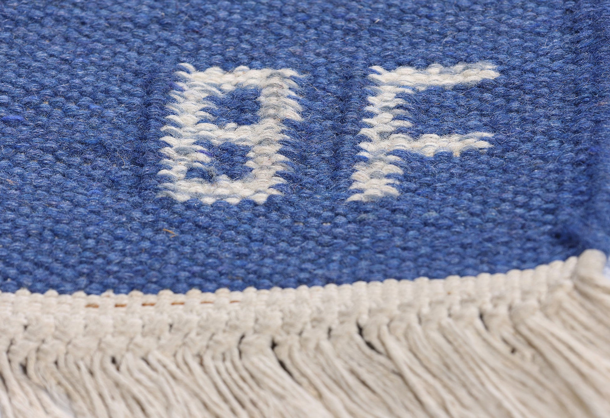 6 x 10 - Blue Vintage Swedish Rollakan Rug - 79393