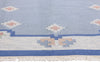 6 x 10 - Blue Vintage Swedish Rollakan Rug - 79393