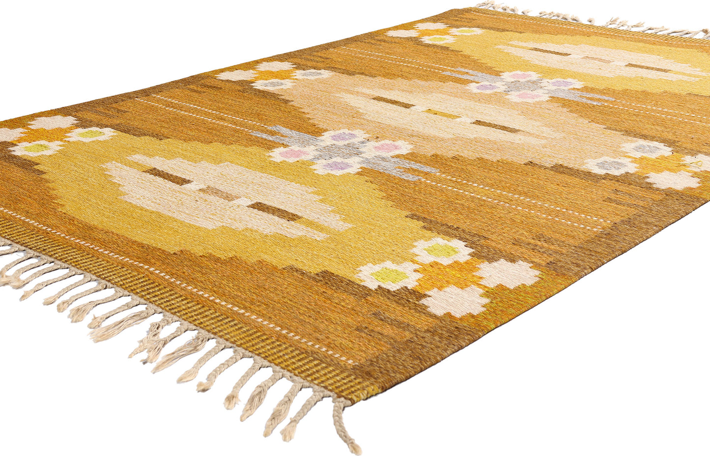 5 x 7 - Brown Vintage Kilim Rug - 79394