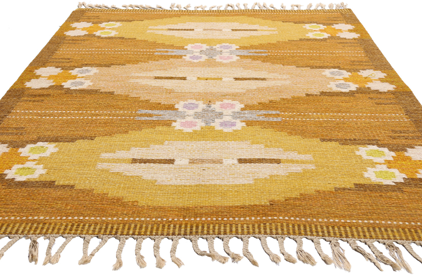 5 x 7 - Brown Vintage Kilim Rug - 79394