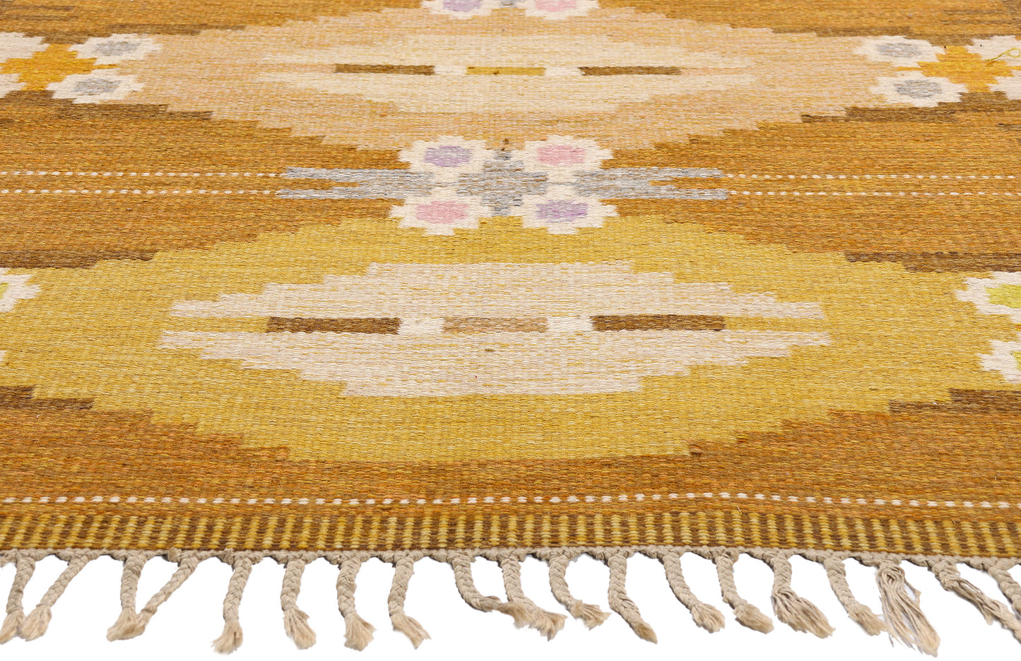 5 x 7 - Brown Vintage Kilim Rug - 79394