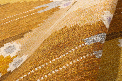 5 x 7 - Brown Vintage Kilim Rug - 79394