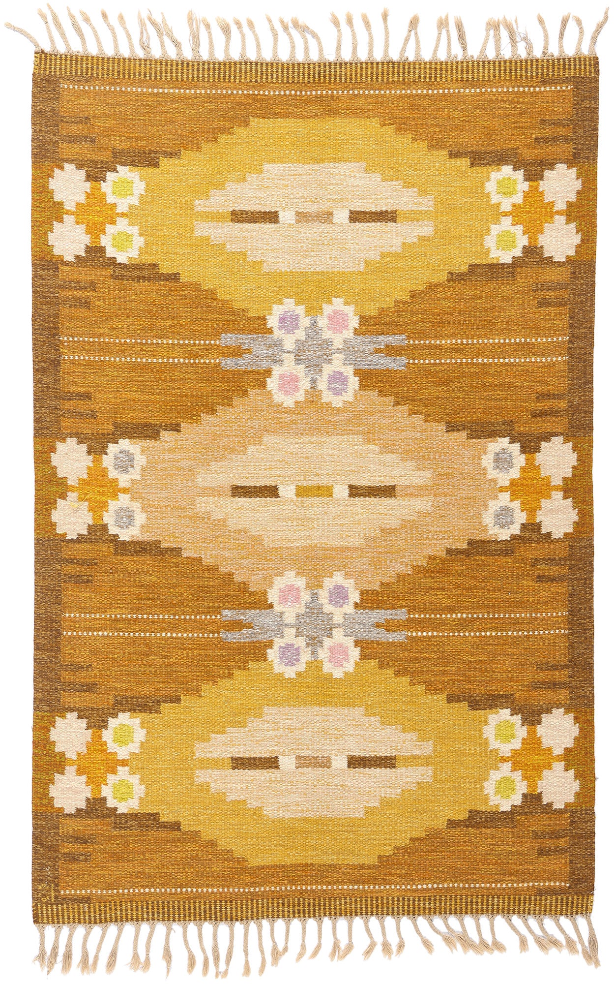 5 x 7 - Brown Vintage Kilim Rug - 79394