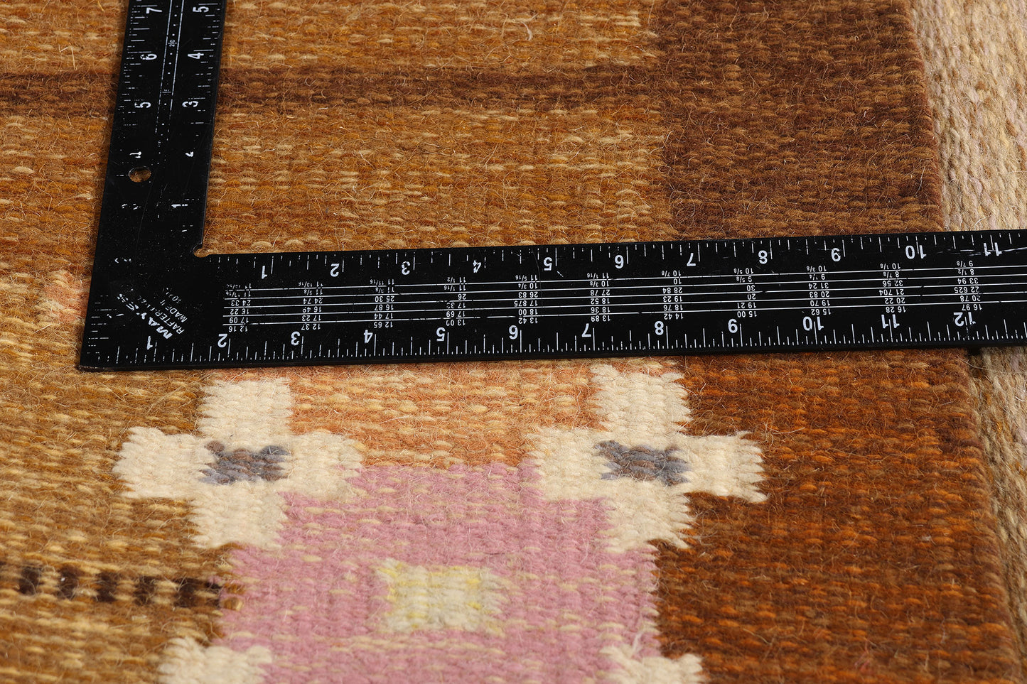 6 x 8 - Brown Vintage Swedish Rollakan Rug - 79396