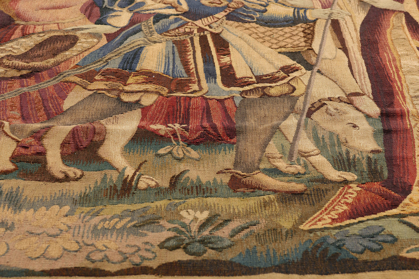 8 x 9 - Beige Antique Tapestry Rug - 79397