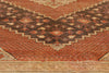 6 x 9 - Brown Antique Khotan Rug - 79398