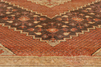 6 x 9 - Brown Antique Khotan Rug - 79398