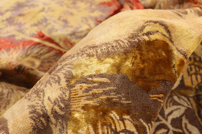 4 x 6 - Gold Vintage Machine Made Rug - 79400